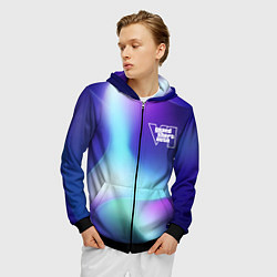 Толстовка 3D на молнии мужская GTA6 northern cold, цвет: 3D-черный — фото 2