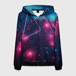 Мужская толстовка на молнии Конструкция с ярким свечением