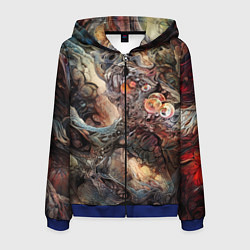 Мужская толстовка на молнии Бесконечный хаос