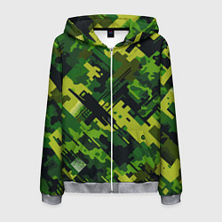 Мужская толстовка на молнии Camouflage - pattern ai art