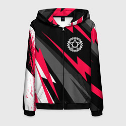 Толстовка 3D на молнии мужская Black Butler electro lines, цвет: 3D-черный