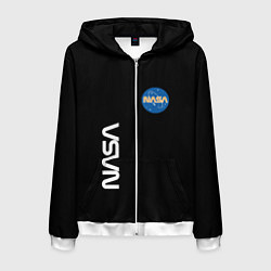 Мужская толстовка на молнии NASA logo usa space