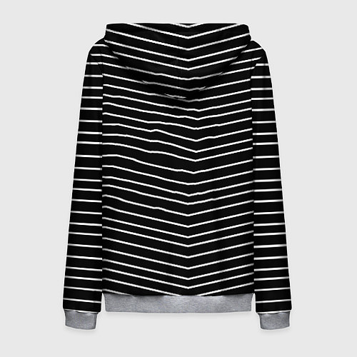 Мужская толстовка на молнии Thirty Seconds to Mars pattern optic / 3D-Меланж – фото 2