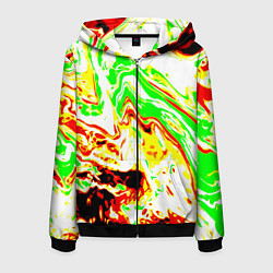 Мужская толстовка на молнии Кислотные краски