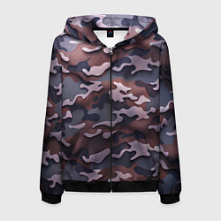 Мужская толстовка на молнии Камуфляж-грязь