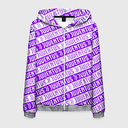 Мужская толстовка на молнии Juventus pattern