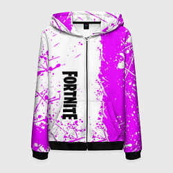 Мужская толстовка на молнии Fortnite pink color