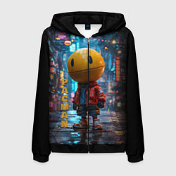 Толстовка 3D на молнии мужская Urban Pac 8bit, цвет: 3D-черный