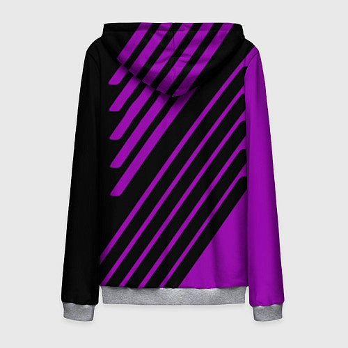 Мужская толстовка на молнии Лейкерс / 3D-Меланж – фото 2