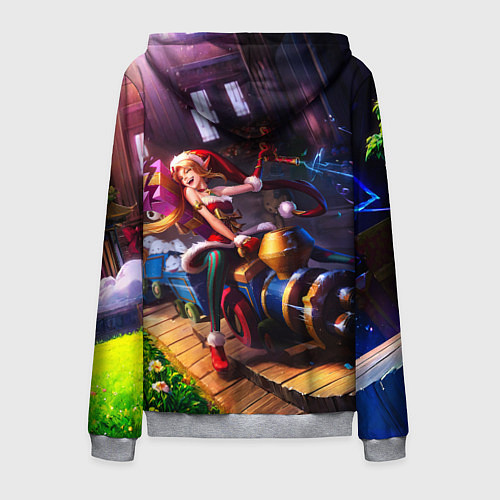 Мужская толстовка на молнии Elf Jinx / 3D-Меланж – фото 2