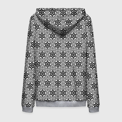 Мужская толстовка на молнии Бадьян / 3D-Меланж – фото 2