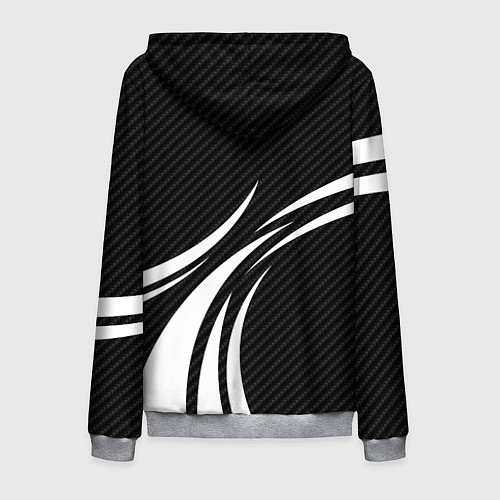 Мужская толстовка на молнии Lixiang - carbon black / 3D-Меланж – фото 2