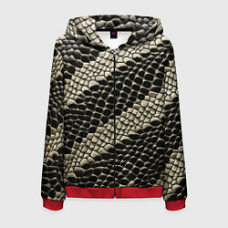 Мужская толстовка на молнии Будь в тренде змеи