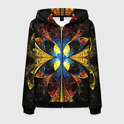 Мужская толстовка на молнии Оптические иллюзии текстура