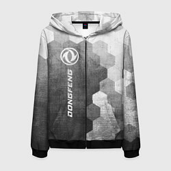 Мужская толстовка на молнии Dongfeng - grey gradient по-вертикали