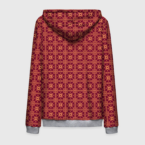 Мужская толстовка на молнии Китайский флёр / 3D-Меланж – фото 2