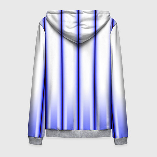 Мужская толстовка на молнии Striped suit / 3D-Меланж – фото 2
