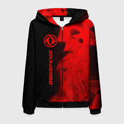 Мужская толстовка на молнии Dongfeng - red gradient по-вертикали