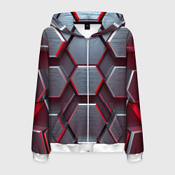 Мужская толстовка на молнии Бордовый бронежилет