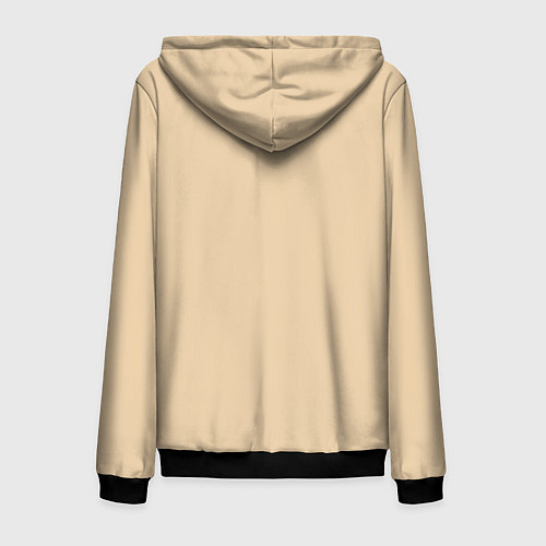 Мужская толстовка на молнии Борат style / 3D-Черный – фото 2