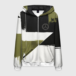 Мужская толстовка на молнии Merсedes Benz логотип