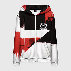 Мужская толстовка на молнии Mazda логотип
