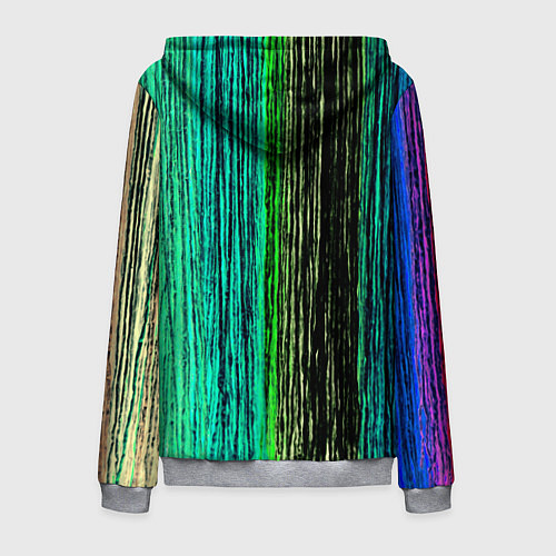 Мужская толстовка на молнии Цветовая палитра / 3D-Меланж – фото 2