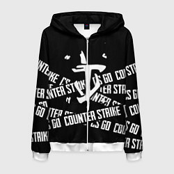 Мужская толстовка на молнии Doom x counter strike