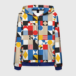 Мужская толстовка на молнии Геометрический балаган