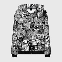 Мужская толстовка на молнии Horror World of Junji Ito