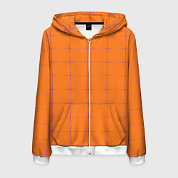 Мужская толстовка на молнии Color orange stripe