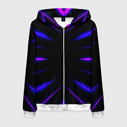 Мужская толстовка на молнии Color black neon neon