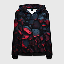 Мужская толстовка на молнии Камни