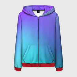 Мужская толстовка на молнии Color multi-colored gradient