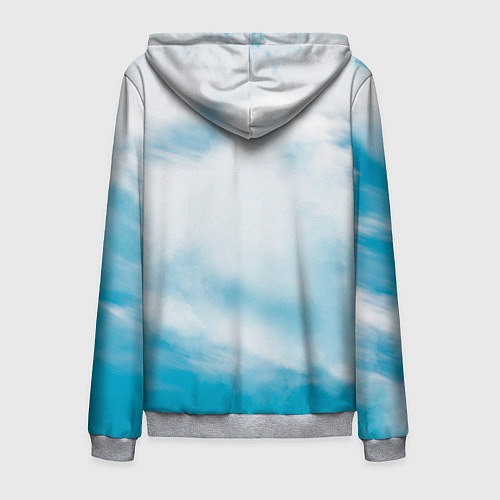 Мужская толстовка на молнии Эндуро / 3D-Меланж – фото 2