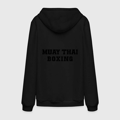 Мужская толстовка-худи Muay Thai / Черный – фото 2