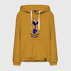 Толстовка-худи хлопковая мужская Tottenham FC, цвет: горчичный