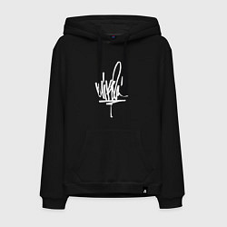 Толстовка-худи хлопковая мужская Mike Shinoda: autograph, цвет: черный