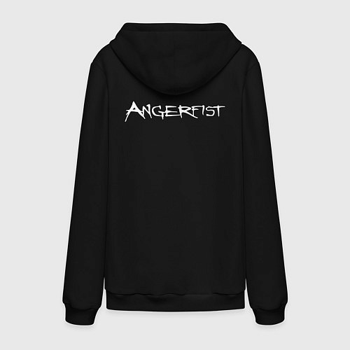 Мужская толстовка-худи Angerfist Mask / Черный – фото 2