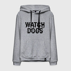 Толстовка-худи хлопковая мужская Watch Dogs, цвет: меланж
