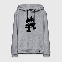 Толстовка-худи хлопковая мужская MONSTERCAT, цвет: меланж