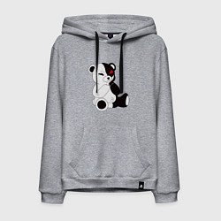 Толстовка-худи хлопковая мужская Monokuma, цвет: меланж