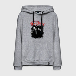 Толстовка-худи хлопковая мужская Bullet For My Valentine, цвет: меланж