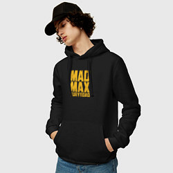 Толстовка-худи хлопковая мужская Mad Max, цвет: черный — фото 2
