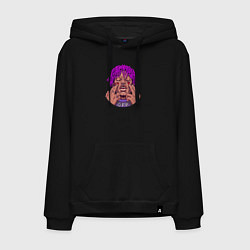 Толстовка-худи хлопковая мужская Lil Uzi Vert, цвет: черный