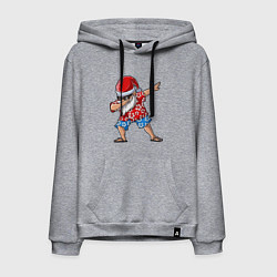 Толстовка-худи хлопковая мужская Santa Dab, цвет: меланж