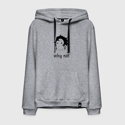 Толстовка-худи хлопковая мужская Kamado Tanjiro fie, цвет: меланж