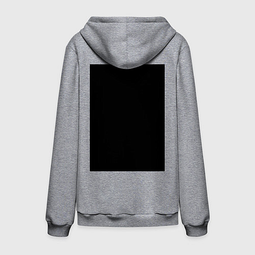 Мужская толстовка-худи Лучший папа / Меланж – фото 2