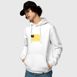 Толстовка-худи хлопковая мужская Wu-Tang Flag, цвет: белый — фото 2