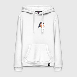 Толстовка-худи хлопковая мужская Nagatoro, цвет: белый